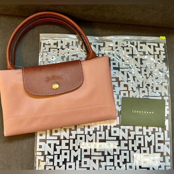Longchamp Le Pliage Med Tote NWT (Rose’ Pink) - Picture 2 of 9